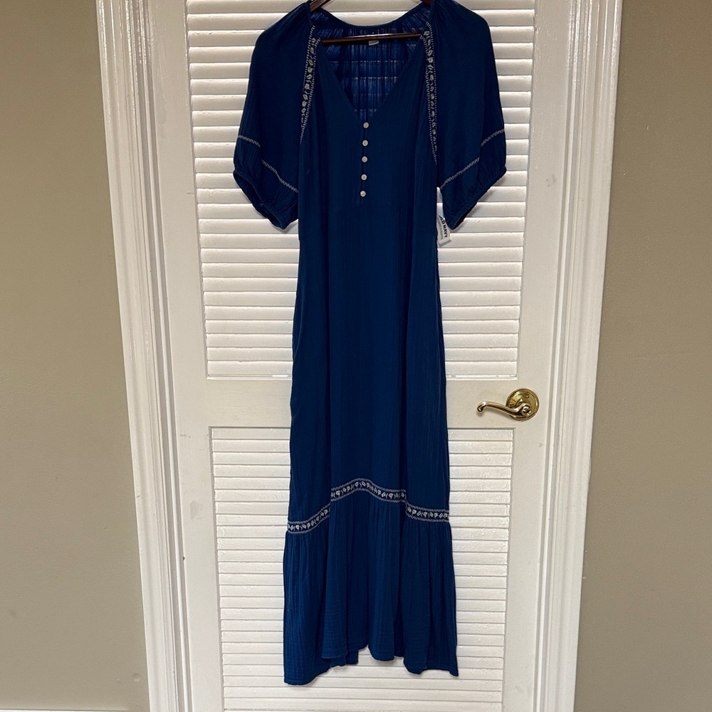 Old Navy Deep Blue Maxi Dress